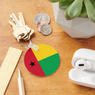 Porte-clés drapeau de la Guinée-Bissau