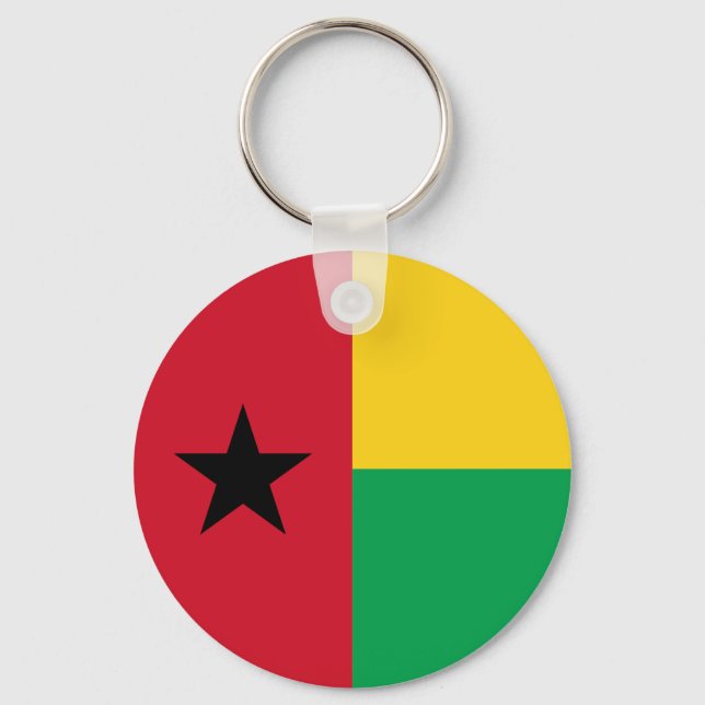Porte-clés Drapeau de la Guinée Bissau (Recto)
