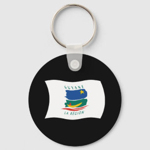 Porte-clés Drapeau de la Guyane française