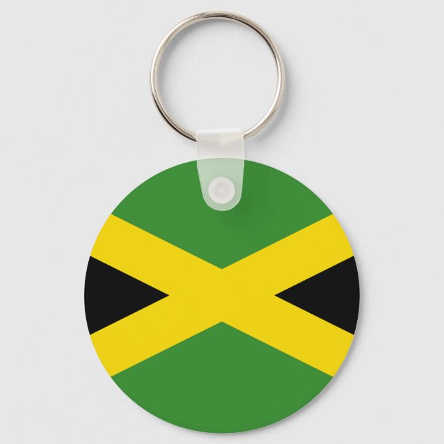 Porte-clés Drapeau de la Jamaïque (Recto)