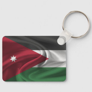 Porte-clés Drapeau de la Jordanie