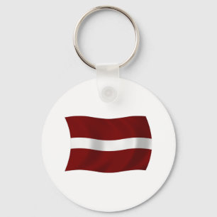 Porte-clés Drapeau de la Lettonie