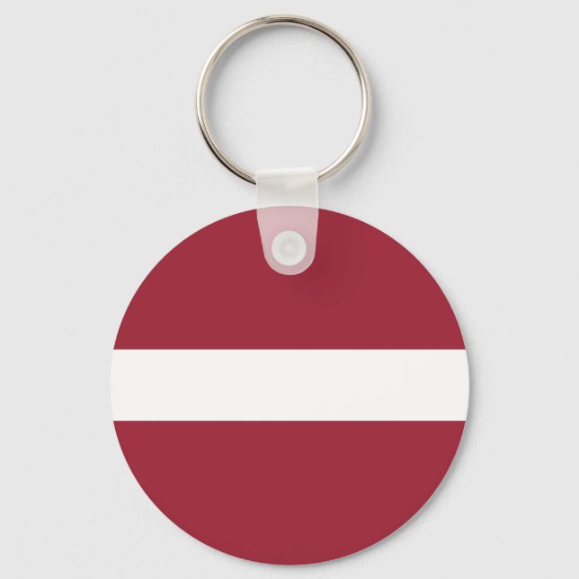 Porte-clés Drapeau de la Lettonie (Recto)