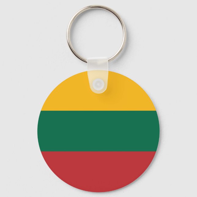 Porte-clés Drapeau de la Lituanie (Recto)