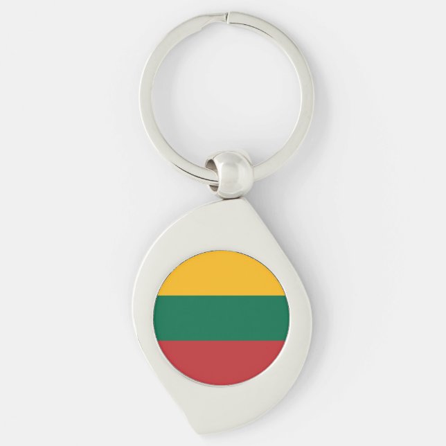 Porte-clés Drapeau de la Lituanie (Devant)