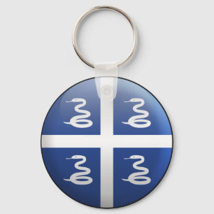 Porte-clés Drapeau de la Martinique