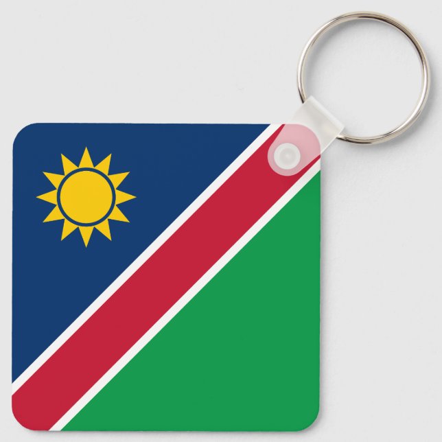 Porte-clés Drapeau de la Namibie (Dos)