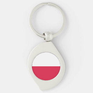 Porte-clés Drapeau de la Pologne