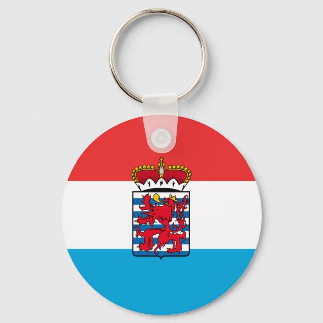 Porte-clés Drapeau de la Province de Luxembourg, Belgique (Recto)