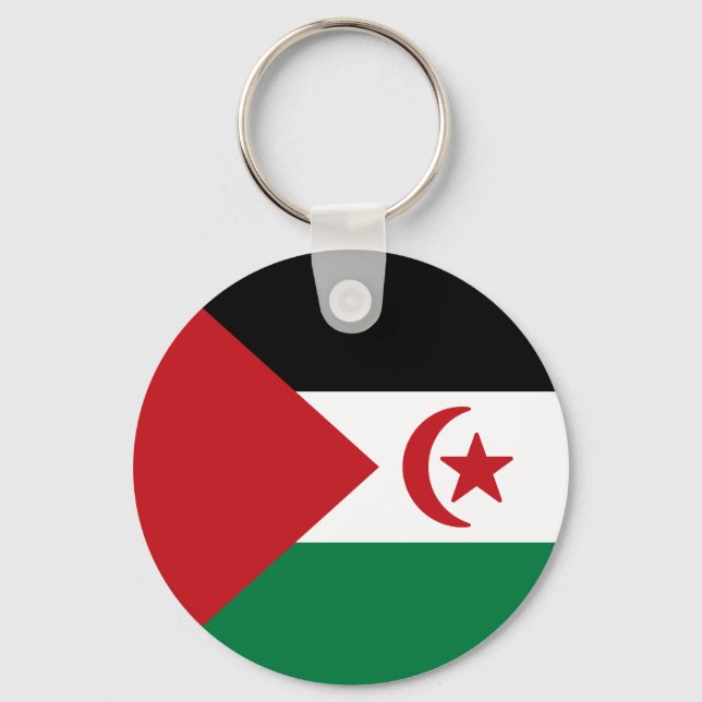 Porte-clés Drapeau de la République arabe sahraouie démocrati (Recto)