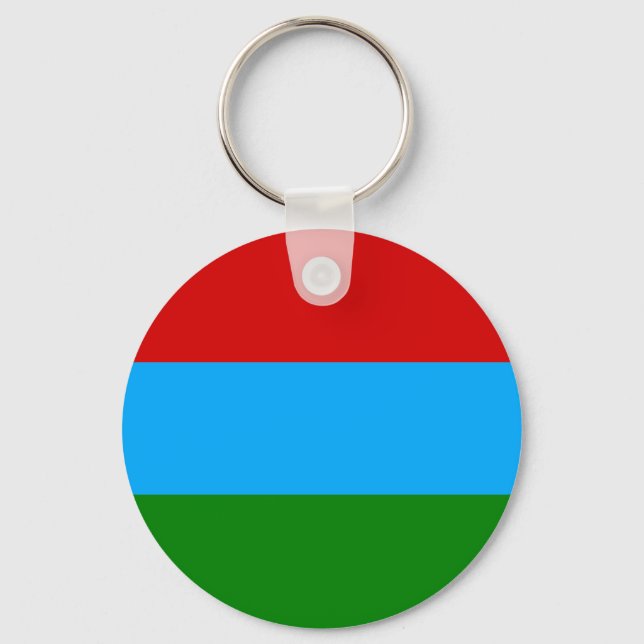 Porte-clés Drapeau de la République de Carélie (Recto)