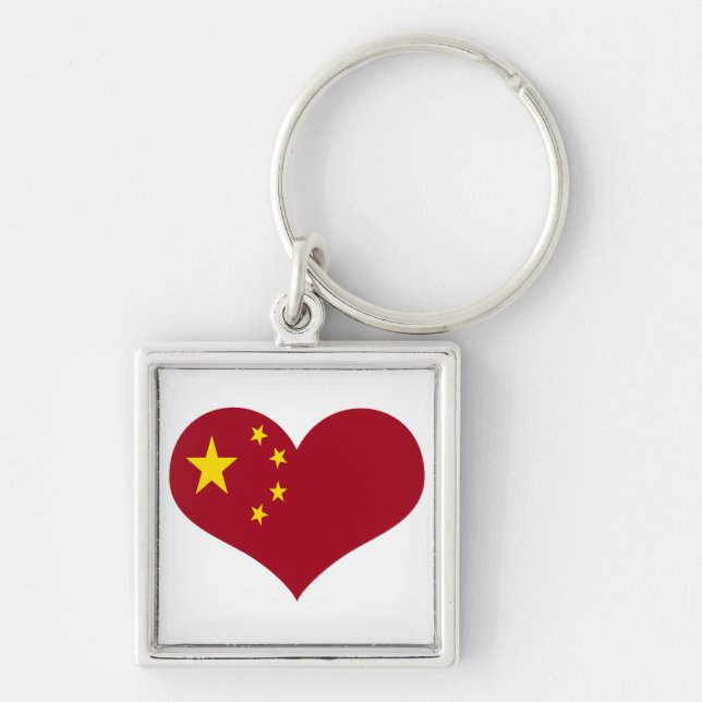 Porte-clés Drapeau de la République populaire de Chine (Devant)
