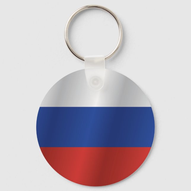 Porte-clés Drapeau de la Russie (Recto)