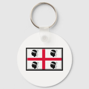 Porte-clés Drapeau de la Sardaigne