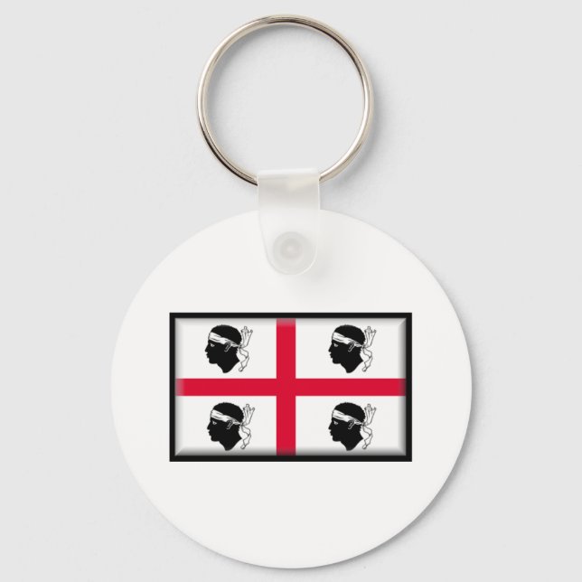 Porte-clés Drapeau de la Sardaigne (Recto)