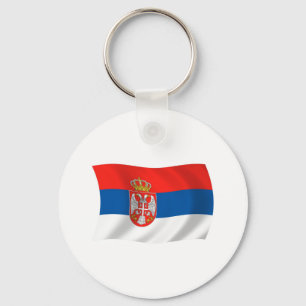 Porte-clés Drapeau de la Serbie