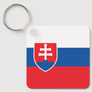 Porte-clés Drapeau de la Slovaquie