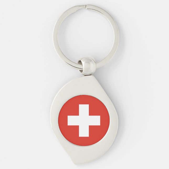 Porte-clés drapeau de la Suisse (Devant)