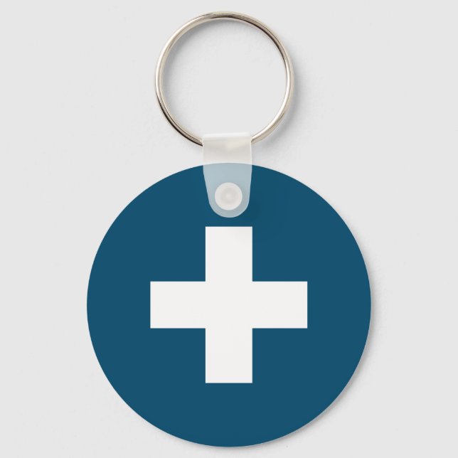 Porte-clés Drapeau de la Suisse modifiée (Recto)