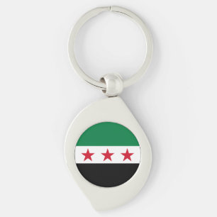 Porte-clés Drapeau de la Syrie