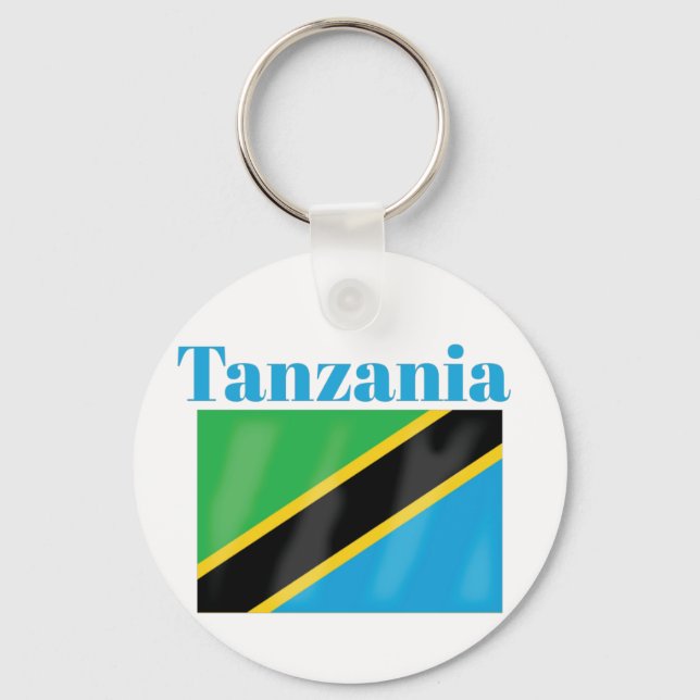 Porte-clés Drapeau de la Tanzanie  (Recto)