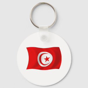 Porte-clés Drapeau de la Tunisie