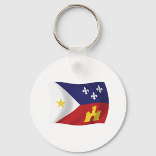 Porte-clés Drapeau de l'Acadiana