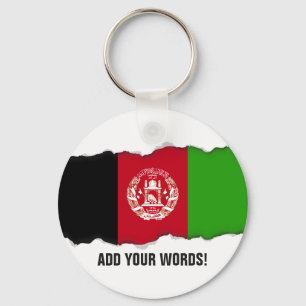 Porte-clés Drapeau de l'Afghanistan