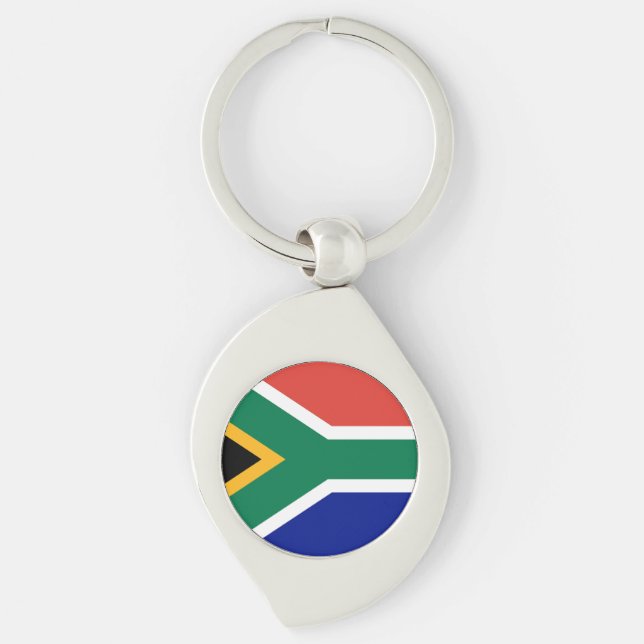 Porte-clés Drapeau de l'Afrique du Sud (Devant)