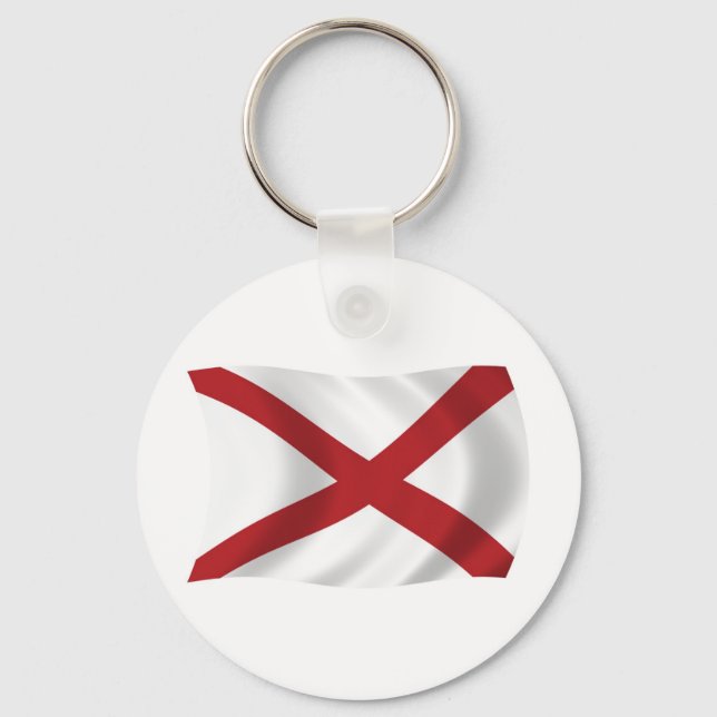 Porte-clés Drapeau de l'Alabama (Recto)