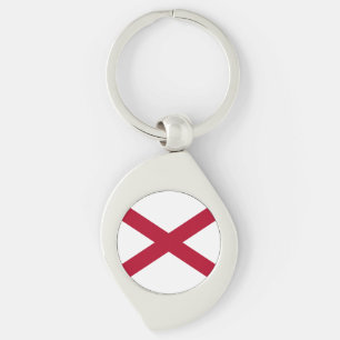 Porte-clés Drapeau de l'Alabama