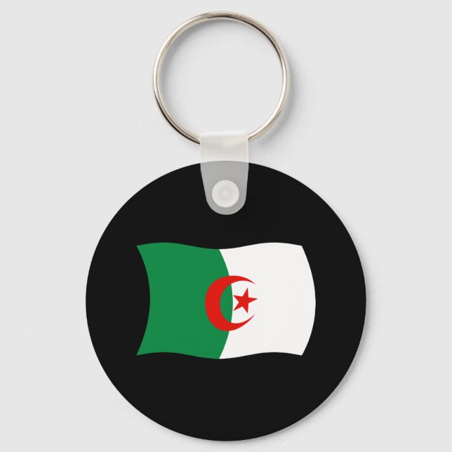 Porte-clés Drapeau de l'Algérie (Recto)