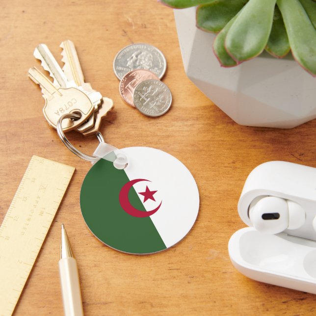 Porte-clés Drapeau de l'Algérie (Bureau)