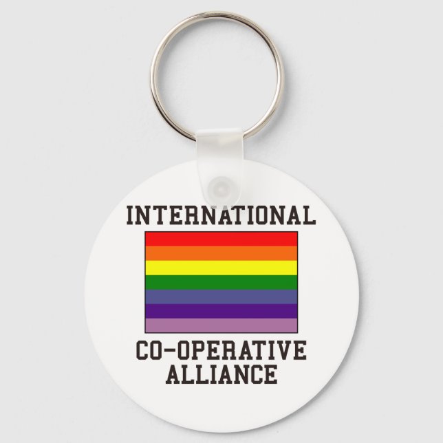 Porte-clés Drapeau de l'Alliance coopérative (Recto)