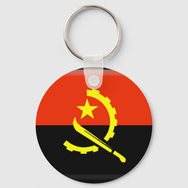 Porte-clés Drapeau de l'Angola (Recto)