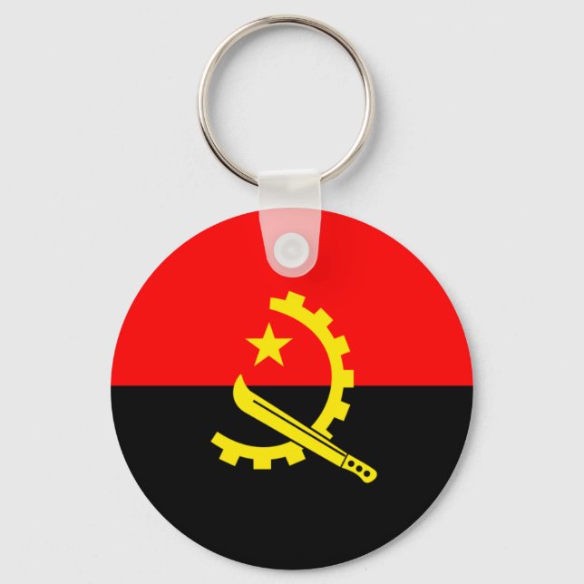 Porte-clés Drapeau de l'Angola (Recto)