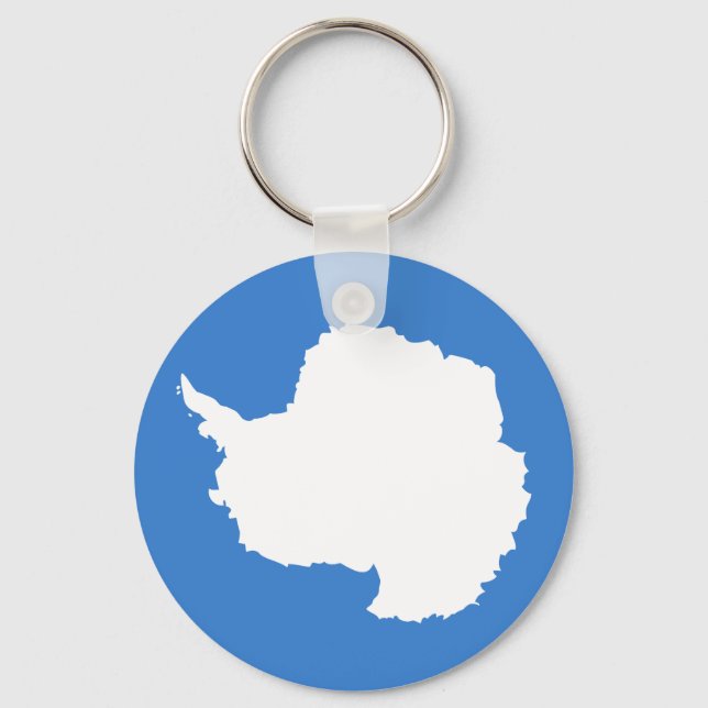 Porte-clés Drapeau de l'Antarctique (Recto)