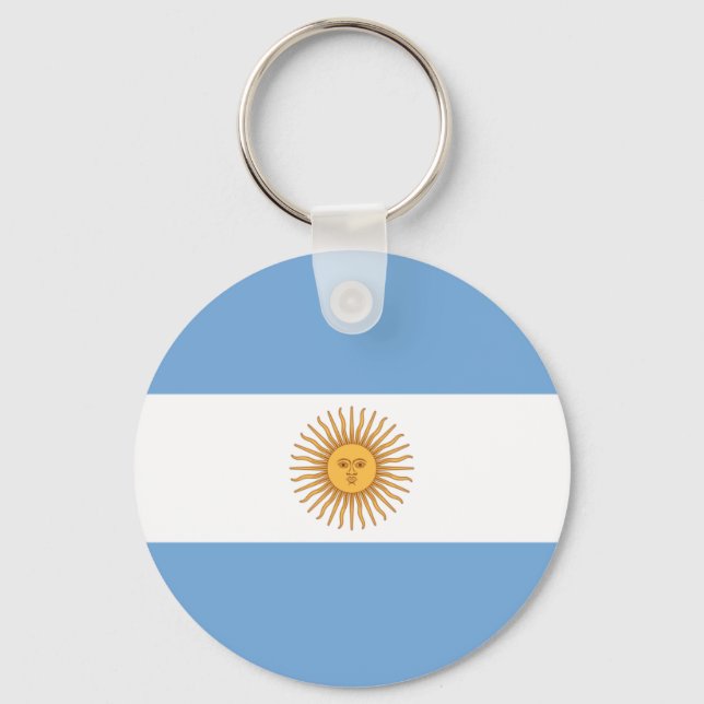 Porte-clés Drapeau de l'Argentine (Recto)