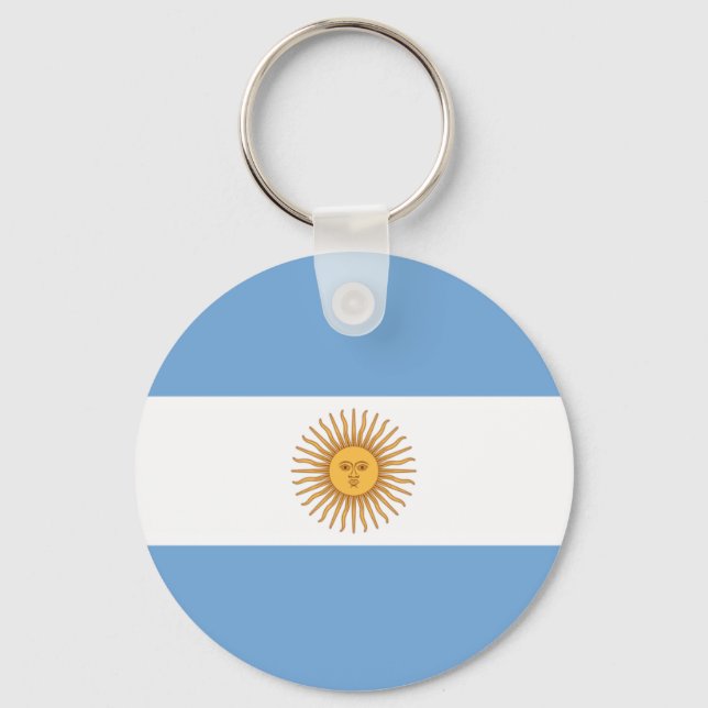 Porte-clés Drapeau de l'Argentine (Recto)