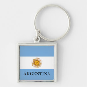 Porte-clés Drapeau de l'Argentine Bandera De Argentina