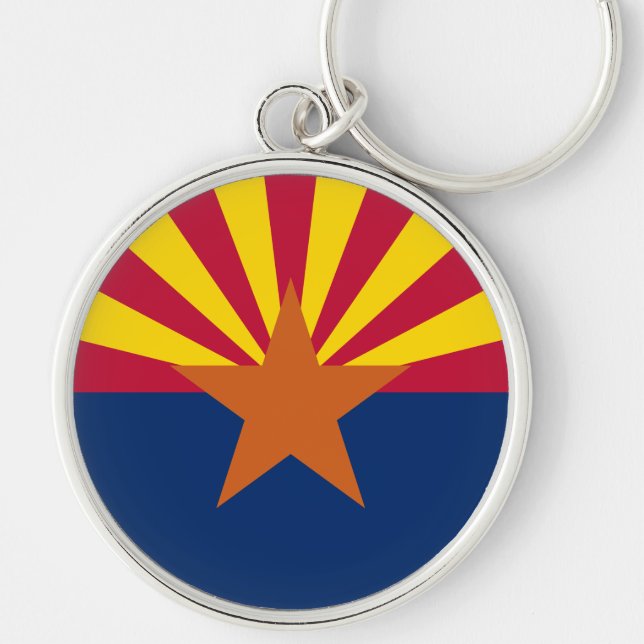 Porte-clés Drapeau de l'Arizona (Devant)