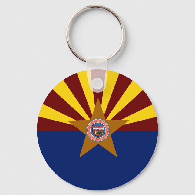 Porte-clés Drapeau de l'Arizona (Recto)