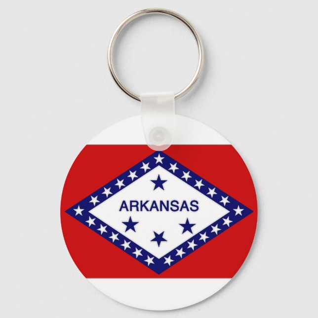 Porte-clés Drapeau de l'Arkansas (Recto)