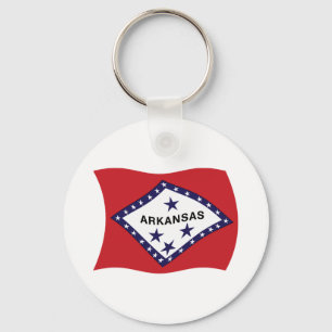 Porte-clés Drapeau de l'Arkansas