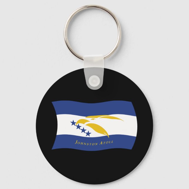 Porte-clés Drapeau de l'Atoll Johnston (Recto)