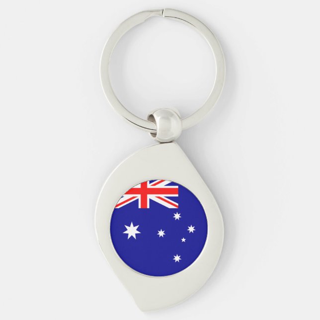 Porte-clés Drapeau de l'Australie (Devant)