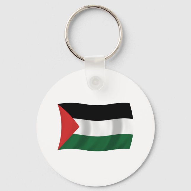 Porte-clés Drapeau de l'Autorité palestinienne (Recto)