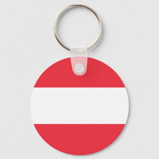 Porte-clés Drapeau de l'Autriche Porte - clé (Recto)