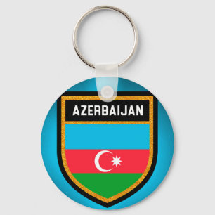 Porte-clés Drapeau de l'Azerbaïdjan