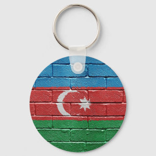 Porte-clés Drapeau de l'Azerbaïdjan